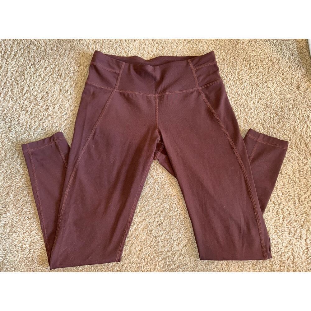 Maroon Prana Momento Leggings SM